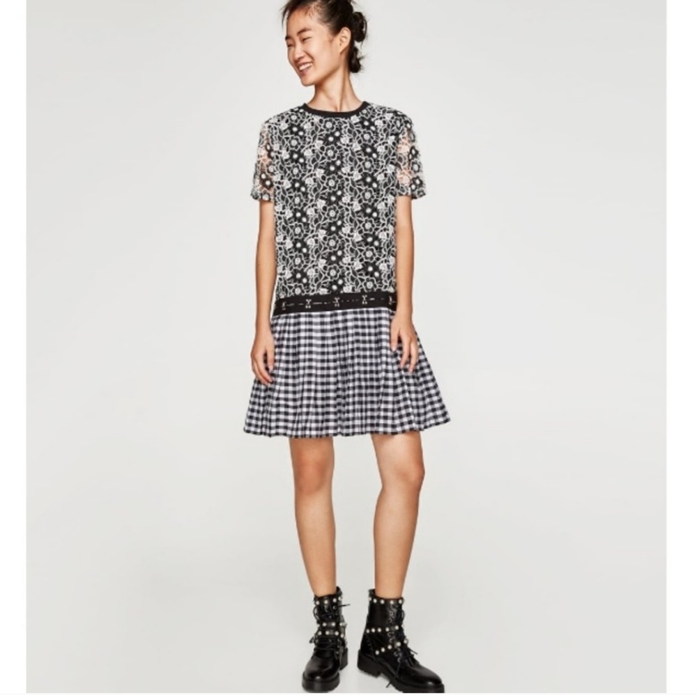 Zara Embroidered Dress
